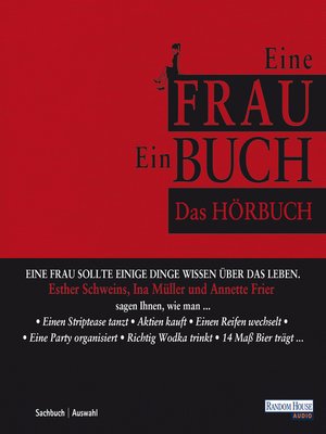 cover image of Eine Frau--Ein Buch